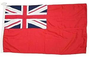 MERIDIAN ZERO UK Red Ensign Duster Printed Boat Flag Sailing British Vessel - 3/4 Yard