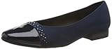  Jana Softline Damen 8-8-22166-23 Geschlossene Ballerinas, Blau (Navy 805.0), 42 EU