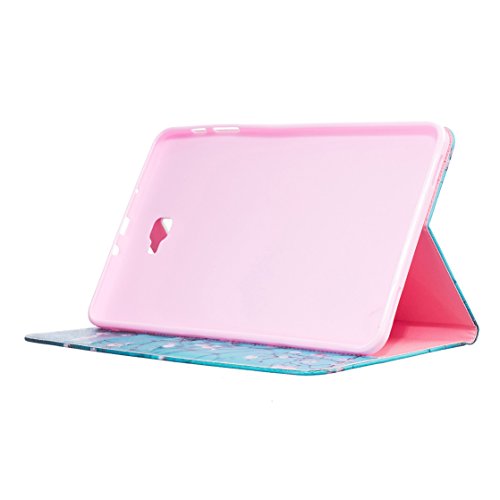 Romtronic Cute Colorful Flip Tasche PU Leder Abdeckung Stand Schutzhülle für Samsung Galaxy Tab A6 10.1 Pouces SM-T580 / SM-T585 + 1 x Schwarz Stylus (Design 01) - 5