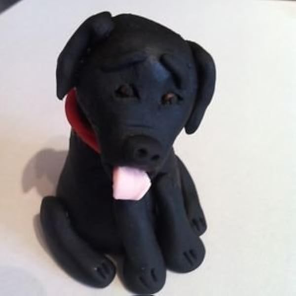 yellow lab cake topper