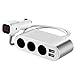Produktbild SSZZ Doppel-USB-Digitalanzeige Eine Für DREI Autoladegerät, Auto-Zigarettenanzünder Kompatibel Mit iPhone Ipad Huawei Samsung Kamera GPS