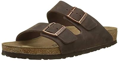 Birkenstock Arizona, Sandales Bout Ouvert Mixte Adulte, Marron Habana, 39 EU