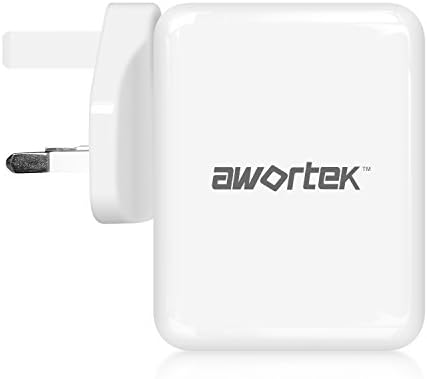 Awortek Quick USB Charge 3.0 2-Port 30W Wall Charger Desktop Charging Fast Charger and PowerIQ Technology For iPhone7/7plus iPhone6/6S 4.7 iPad Air 2 /mini 3 Samsung Galaxy HTC