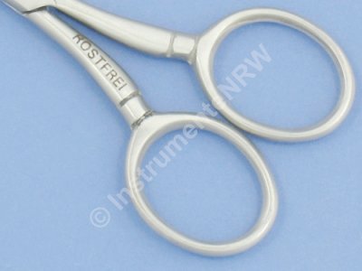 Pfotenschere Krallenschere Fellschere 9 cm – ABGERUNDET – Gebogene Schnittfläche - 5