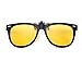 Produktbild Sonnenbrille Polarisiert Clip auf Flip Up,Tukistore Sonnenbrille Aufsatz Clip on Polarisiert Clip polarisierte Sonnenbrille Flip up Sonnenbrille Clip Gegen Licht für Damen Herren