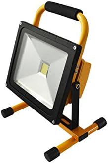 IAGM Site Lights LED 30W with USB Charging Interface + Red and Blue Flash +4 File Switch + Power Display Outdoor Emergency Lights