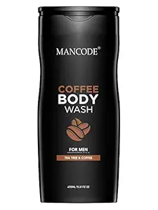 Man Code Coffee Body Wash for Men Tan Removal and Nourishing Removes Dead Skin Anti Ageing Agent Acne Removal Neem Aloe vera Vegetable Glycerin Extract 450 ml Shower Gel (Pack of 1)