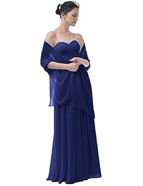 Remedios Sommer Chiffon Stola für Kleider Strand Schals für Abendkleid(20 farben 3 Größe)