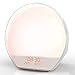 Produktbild Ommani Lichtwecker, Wake up Licht Wecker mit Sonnenaufgang Simulation, FM Radio und Snooze Funktion, 7 Farben Tageslichtwecker LED, Temperatur- und Luftfeuchtigkeitsanzeige, USB Ladefunktion