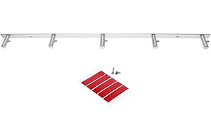 foto-kontor Support de 5 pièces Compatible avec KitchenAid Barre de Support Barre de Support pour Batteur Plat Crochet à pétrir Crochet à fouetter Elément mélangeur Gain de Place Aluminium Cuisine