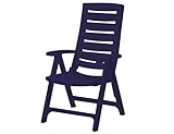 Jardin 140258 Aruba - Sillón plegable de plástico, color azul