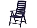 Produktbild Jardin 212167 Klappsessel Aruba, verstellbar in 4 Positionen, Kunststoff, blau