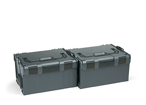 Bosch Sortimo 2 x L-Boxx 238 anthrazit Gr3 leer - L-Boxx Mini gratis dazu