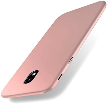 Fraelc Galaxy J7 2017 Case Samsung J7 2017 Hard Plastic Bumper Protective Cover Ultra Thin and Lightweight Non-Slip Skin Phone Sleeve for Samsung Galaxy J7 2017 DUOS J730FD - 5.48 inches Rose Gold