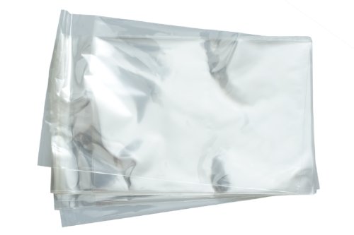 100 Stück Adhäsionsverschlussbeutel transparent 130 x 180 mm - Stärke 30 mµ - Flachbeutel - selbstklebende Klarsichtbeutel