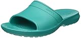 Farbe: türkis Crocs Classic Slide, Unisex - Erwachsene Sandalen, Blau (Tropical Teal), 41/42 EU