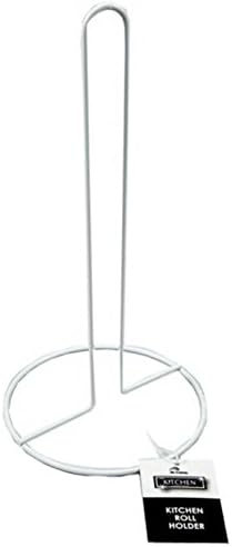 thearl® STAINLESS STEEL KITCHEN ROLL HOLDER STAINLESS STEEL PAPER TOWEL POLE COATED IN WHITE