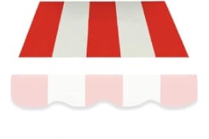 home Trends Preisgünstige Markisen Tuch Markisenbespannung Ersatzstoffe Markisenstoffen Sonnenschutz OHNE Volant mit verschiedenen Maße und Farbe (4 x 3 m, SPD024)