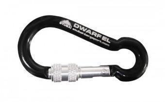 Dwarf El El Stubai Sports Dwarf Mini mousqueton à vis Noir 19 g