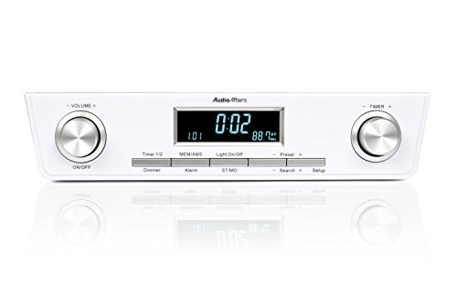 AudioAffairs Küchenradio UKW FM Unterbau-Radio Küchenunterbauradio mit LED Licht, Unterschrank-Küchenradio und Back-Timer – Nur erhältlich auf Amazon.de - 5