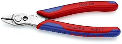 Knipex 78 03 140 Super Knips Pinces de précision avec Gaines bi-matière Multicolore
