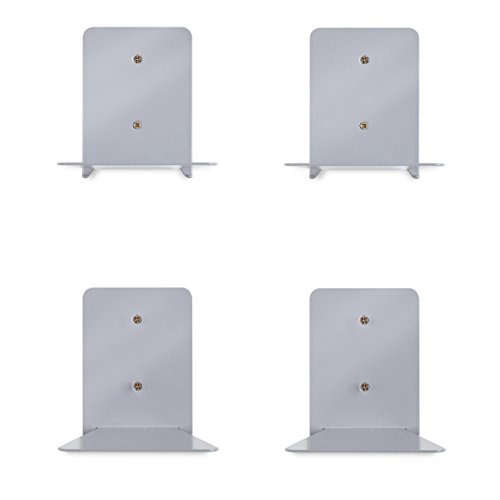 Lumaland unsichtbares Bücherregal Metall 4er Set - 3