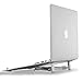 Produktbild YINO faltbar Laptop-Ständer, tragbar, faltbar für PC-Kühler, verstellbar, ergonomische Aluminium x-Stand Bett Sofa zusammenklappbar für Elevator-Schutzhülle für Notebook mit Schwarz