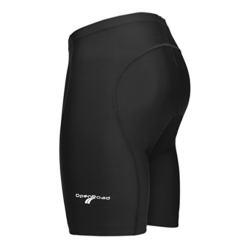 Herren Gepolsterte Radhose Neu Schwarz von Openroad Sports - 2