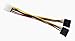 Produktbild Beito LP4 zu 2 SATA Internal Power Splitter-Kabel