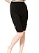 Liang Rou Maternity Elastane Adjust Waistband Short Leggings Color Black 2-Pack