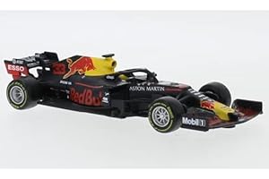 Bburago 18-38139 Red Bull compatibile con Honda RB15, No.33, Aston Martin Red Bull Racing, Red Bull, Formula 1, M.Verstappen, 2019, 1:43, modello predisposto
