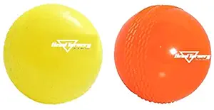 HeadTurners WB-1 Synthetic Cricket Ball, (Multicolour) Standard Size
