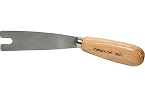 Multipick Türöffnungswerkzeug Nussmesser 9 mm (abgewinkelte Version) - Schlüsseldienst Profi Öffnungswerkzeug Türfallen-Öffner zugefallener FH-Türen