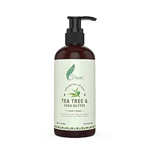 Frescia Tea Tree & Shea Butter Conditioner | Effective for Dandruff & Hair Fall Controls & Restoring Shine | Hydrating & Nourishing | Tangle Free Smooth Healthy Hair | Natural & No Sulphate Paraben | All Hair Type Conditioner For Men & Women, 200ml
