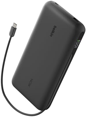 Belkin UltraCharge Pro Power Bank 25000mAh, Rapido, per Laptop - Nero