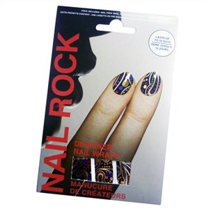 Nail Rock Designer Nail Wraps Disco