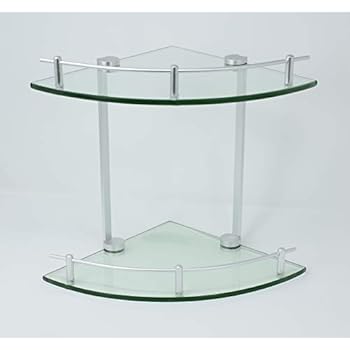 Perfectosan rostfreies Eckregal für Duschen | Hochwertige Halterung aus