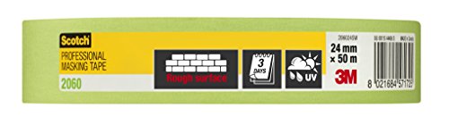 Scotch Super Malerabdeckband, 24 mm x 50 m, Profi-Plus Qualität, grün, PT206024 - 2