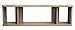 roba 6453 Nappy Shelf with 2 Movable Partitions Beech 21 x 80 x 24 cm