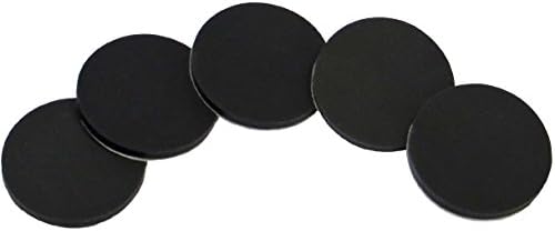 keepdrumKDP Drum Mute Set, Drum Accessories, Drum Muffler Pads for Fur and Cymbal 5 Pieces