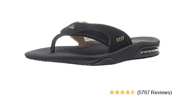 mens reef fanning flip flops sale