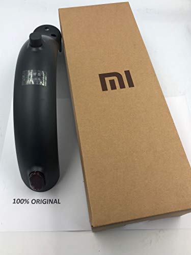 androgeek Guardabarros Trasero Negro con LUZ 100% Original Patinete Scooter eléctrico Xiaomi Mijia M365. Electric Scooter Mudguard Fender Mud Guard with Hook for Xiaomi Mijia M365 100% Original