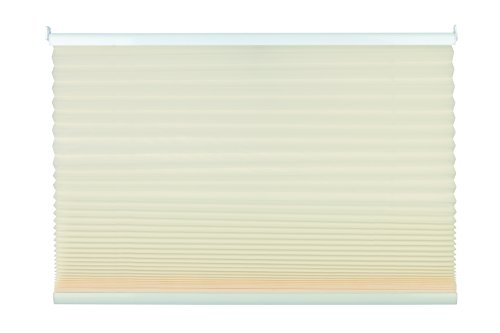 mydeco® 60×130 cm [BxH] in creme – Plissee Jalousie ohne bohren, Rollo für innen incl. Klemmträger (Klemmfix) – Sonnenschutz, Sichtschutz für Fenster - 7