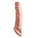 Produktbild AirMood Penis Extender Penishülle Penisverlängerung Penis Extension mit Hodenringen Penis Vergrößerer Hülle realistische Penis Sleeve