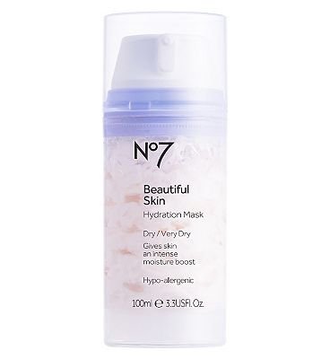Boots No7 Beautiful Skin Hydration Mask for Dry / Very Dry Skin 100ml