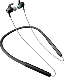Zebronics Zeb Yoga 90 Plus Wireless in-Ear Neckband Earphone Supporting Bluetooth 5.0, Dual Pairing,Type C Charging,10mm Drivers,Metallic Magnetic Earpiece,Call & Media Controls, Splash Proof(Blue)