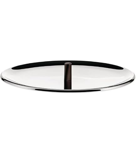 Coperchio In Acciaio Inox 18/10 Per Pentole – 28 Cm Di Diametro, Design Lucido, Firmato Jasper Morrison Per Alessi