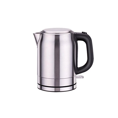 Preisvergleich Produktbild Rollsnownow Haushalt Edelstahl Elektrischer Wasserkocher Doppelte Isolierung Schlafzimmer Büro Küche Reise Kleine Kapazität Automatische Abschaltung 1L Nach der Fertigstellung der automatischen Heizung