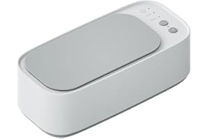 OWLFUN Ultrasonic Jewelry Cleaner High Capacity Cleaning Eyeglasses Machine Low Noise Ultrasonic Machine for Eyeglasses,Ring,Necklace,Watches,Jewelry (Grey)