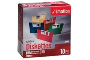 Imation - Diskette 3.5 Dshd 10Pk Rainbow